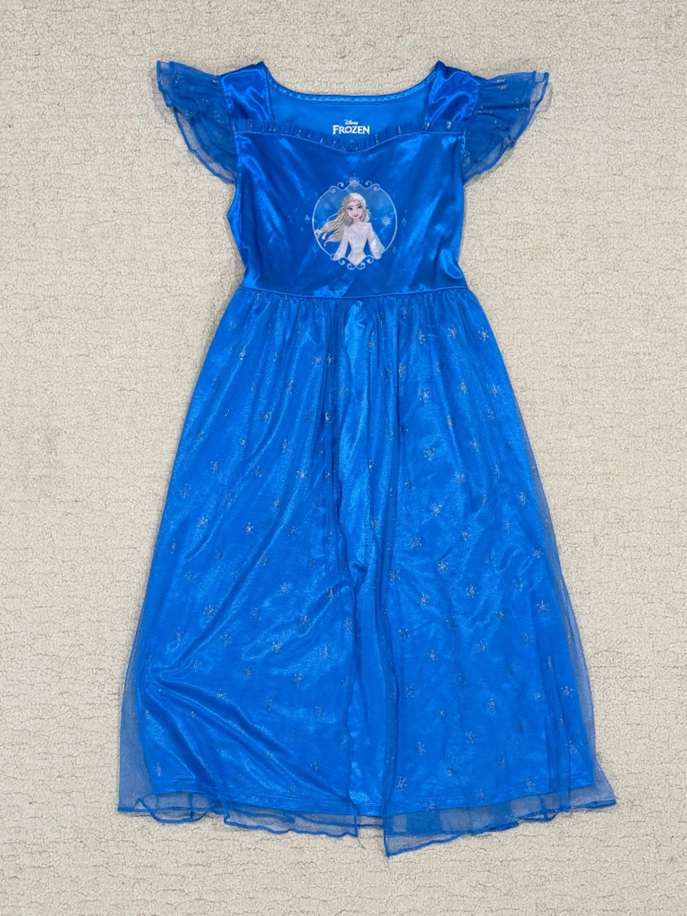 Kids Frozen Pajama Dress Size 6/6X